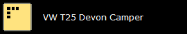VW T25 Devon Camper